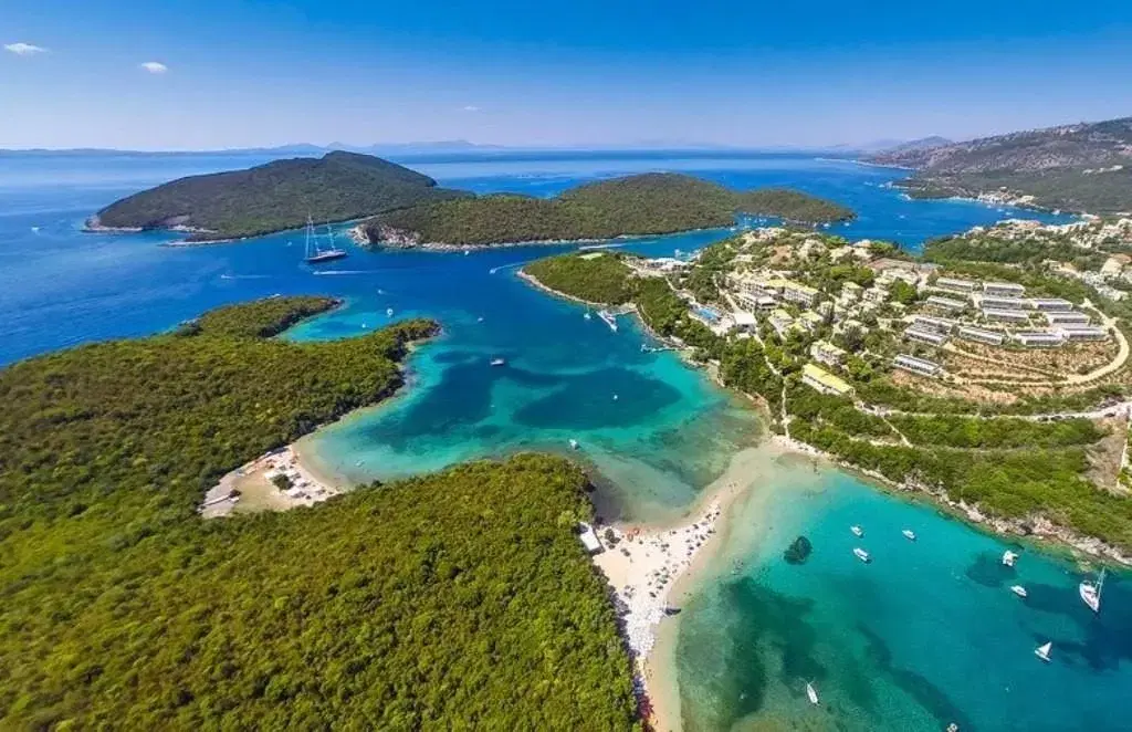 The Blue Lagoon by boat